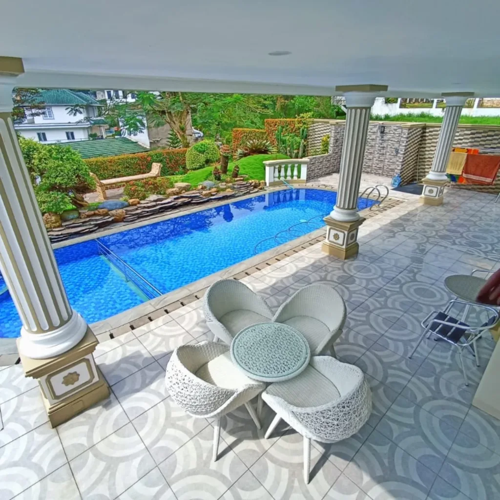 Villa Basmati 5 Kamar Private Pool dengan Balkon View di Puncak Bogor - foto 9